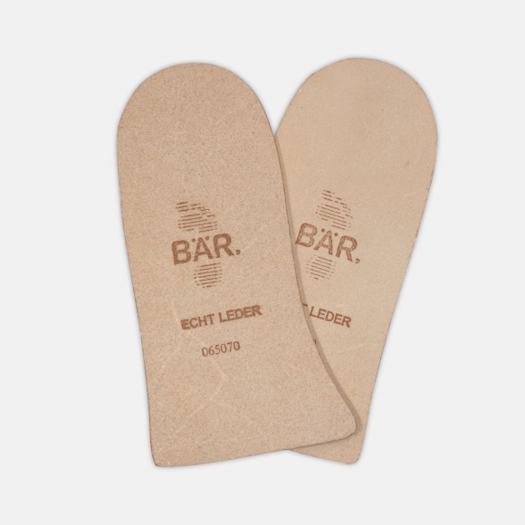 BÄR Fersen-Halbeinlegesohle 4 mm Standard - Natur BÄR Fersen-Halbeinlegesohle 4 mm Standard - Natur